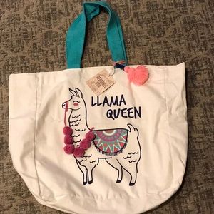Bags - Llama Queen large canvas bag Bags - Llama Queen large canvas bag